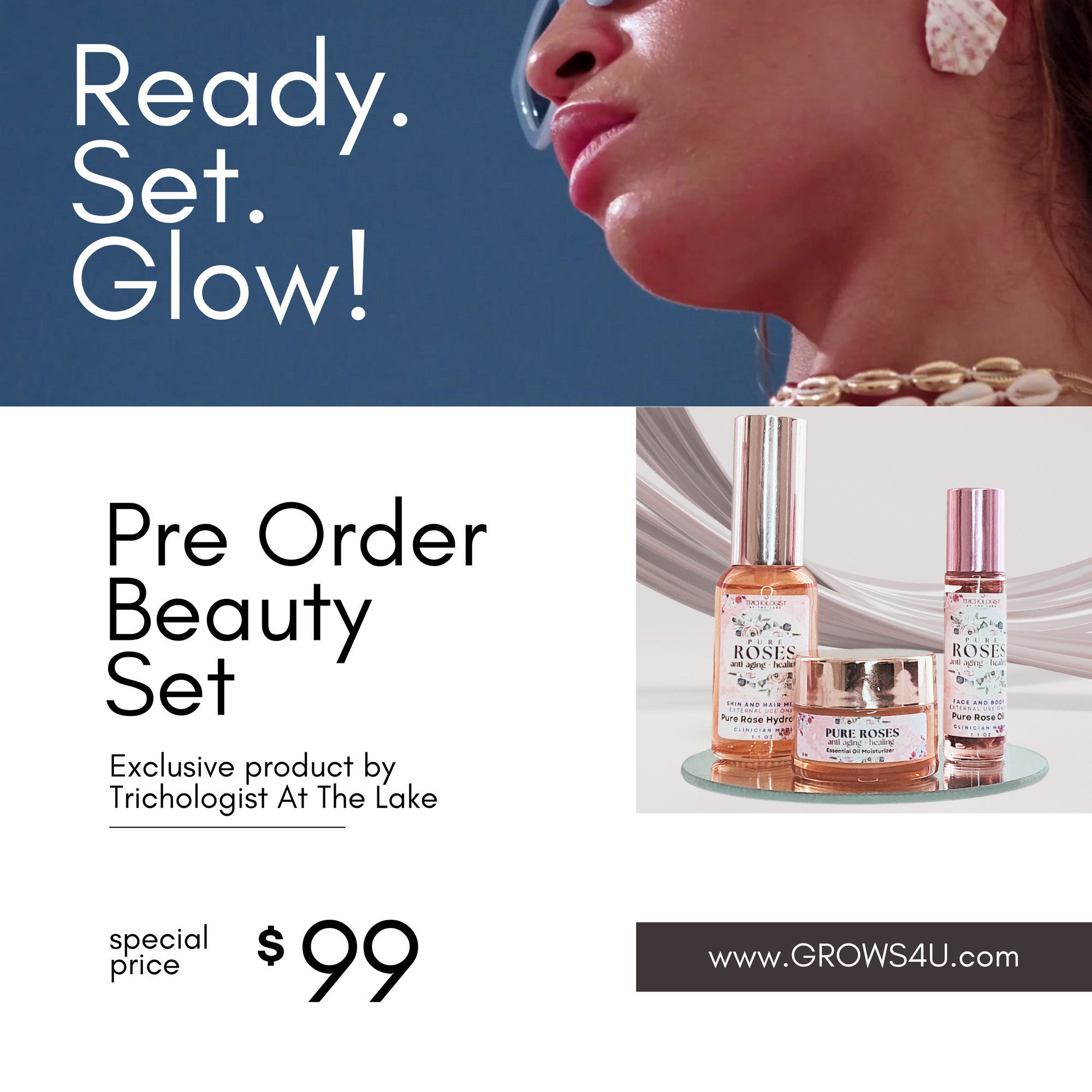Pure Roses Beauty Set